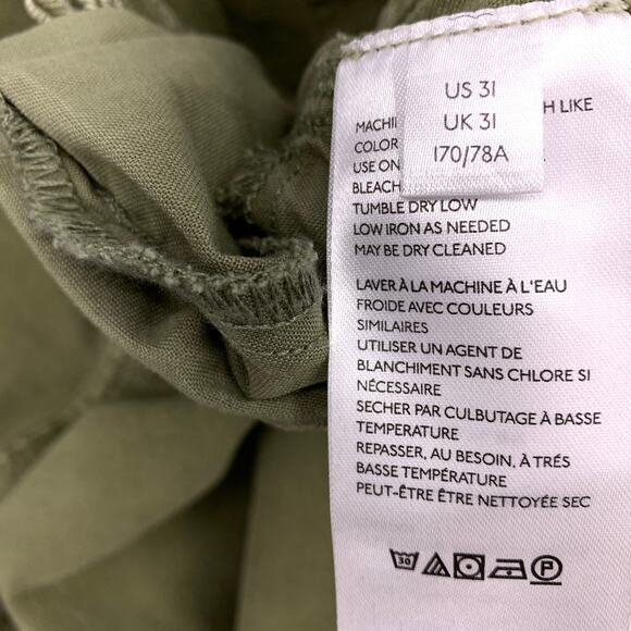 Free People We The Free High Rise Jegging Jeans Womens Sz 31 Army Green NEW - Picture 7 of 8